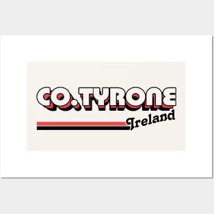 County Tyrone / Irish Retro County Pride Design Posters and Art